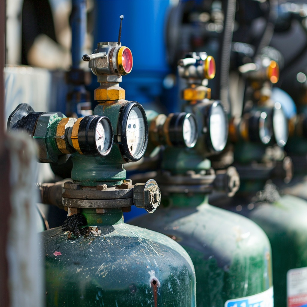 Depressurizing natural gas vehicle cylinders